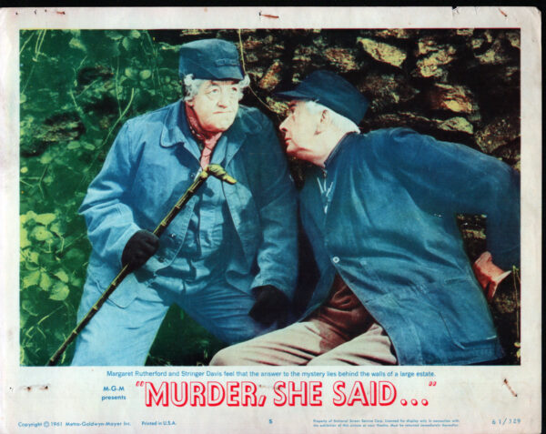 Murder She Said (Margaret Rutherford as Miss Marple) - Image 7